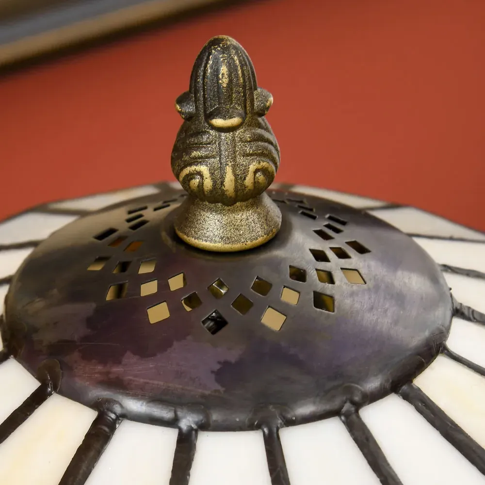 Decorative Table Lamp - Multi, Stained Glass