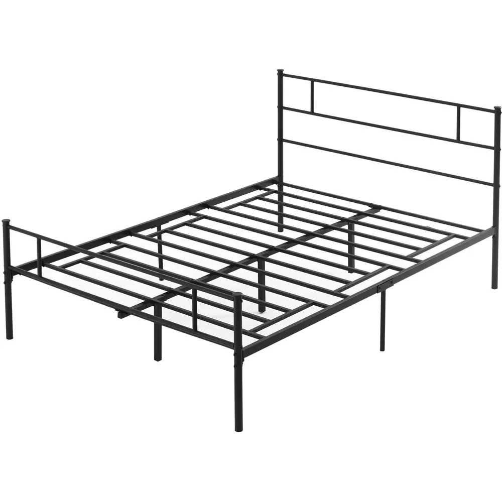 Double Bed Frame - Black, Metal