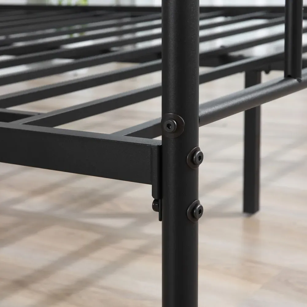 Double Bed Frame - Black, Metal