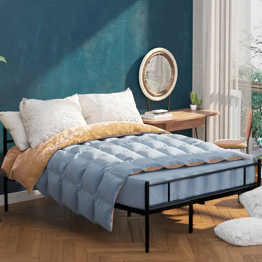 Double Bed Frame - Black, Metal