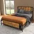 Double Bed Frame - Rustic Brown