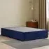 Double Ottoman Divan Base with Storage - Navy, Plush
