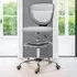 Draughtsman Office Chair with Wheels - Light Grey