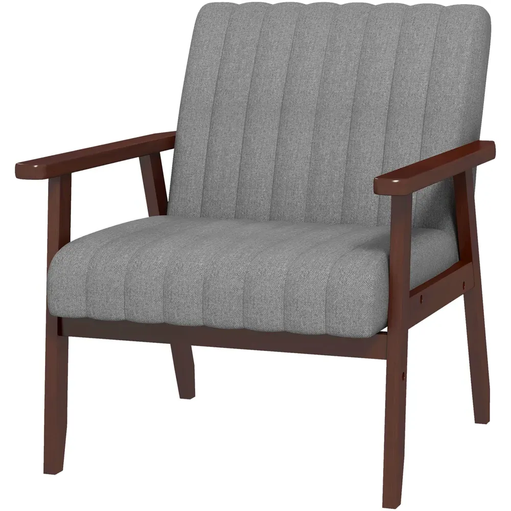 Fabric Armchair - Grey