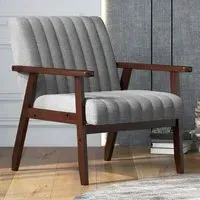 Fabric Armchair - Grey