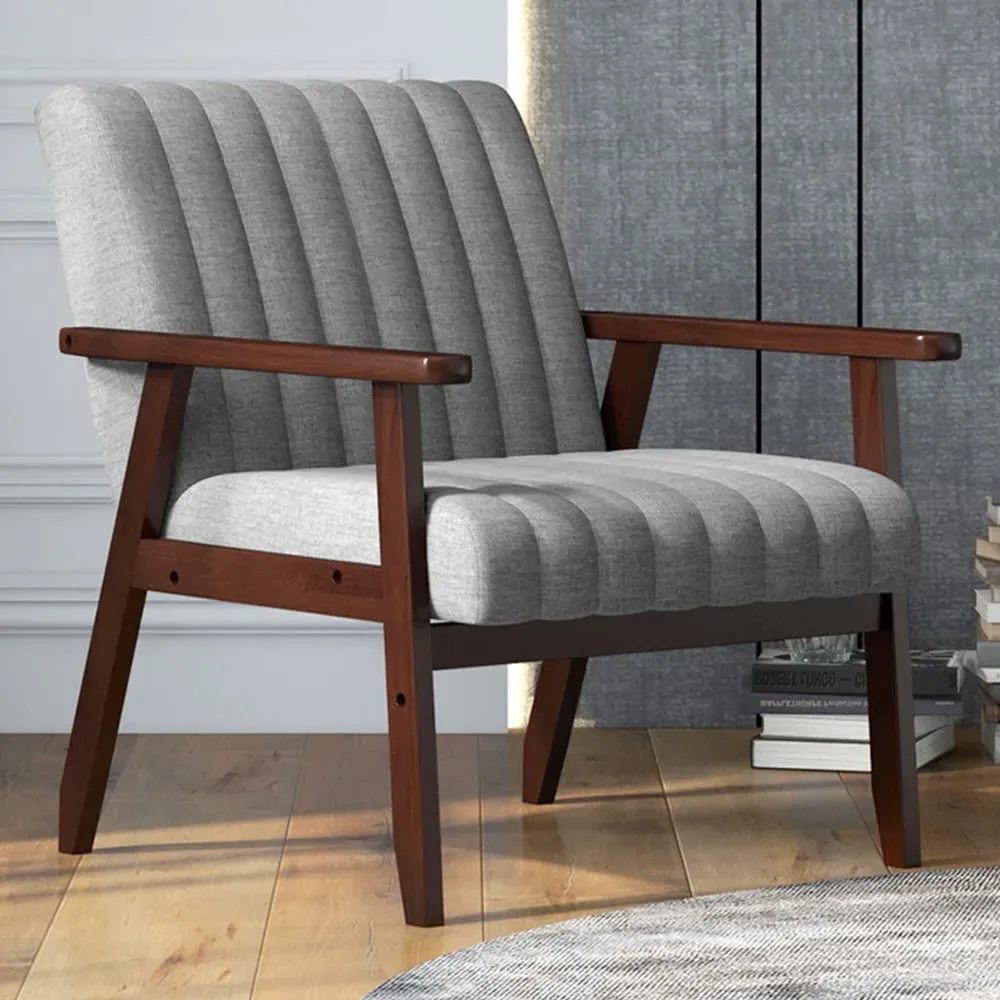 Fabric Armchair - Grey image