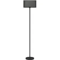 Floor Lamp with 2 Layer Shade - Black