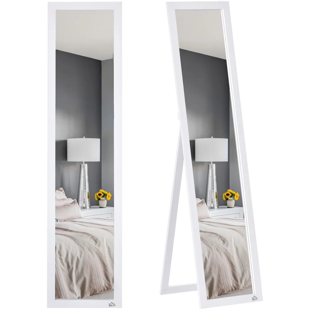 Free Standing Mirror - White