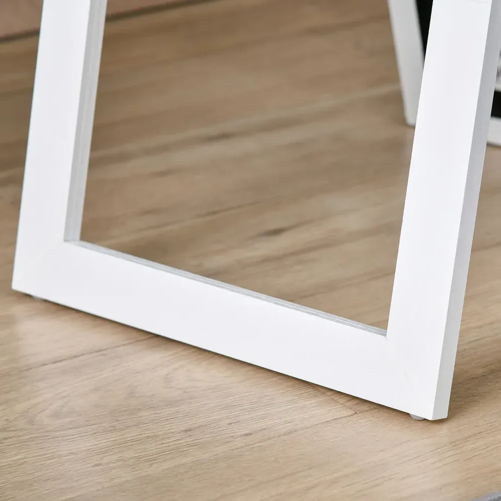 Free Standing Mirror - White