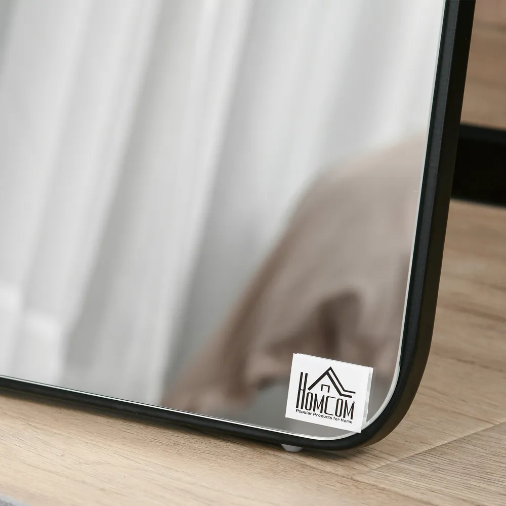 Free Standing Wall Mirror - Black
