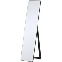 Free Standing Wall Mirror - Black