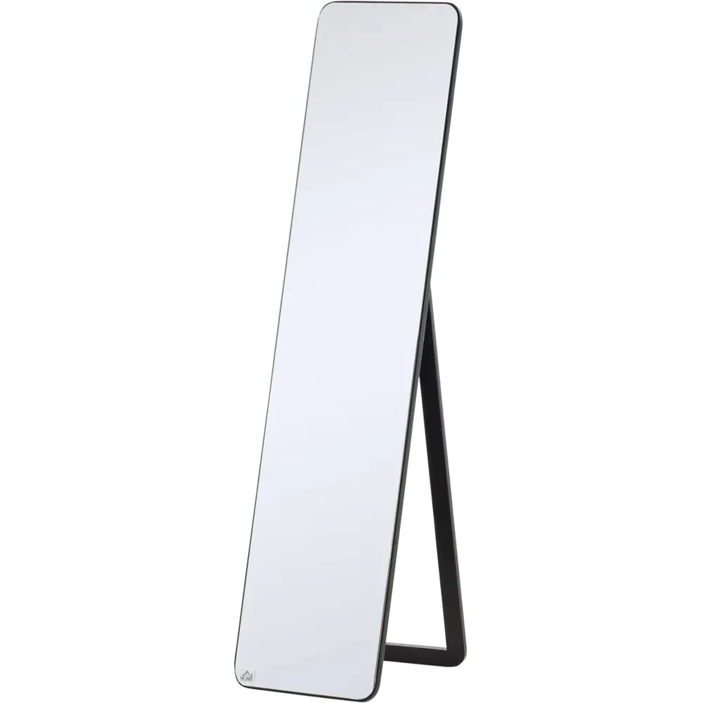 Free Standing Wall Mirror - Black image