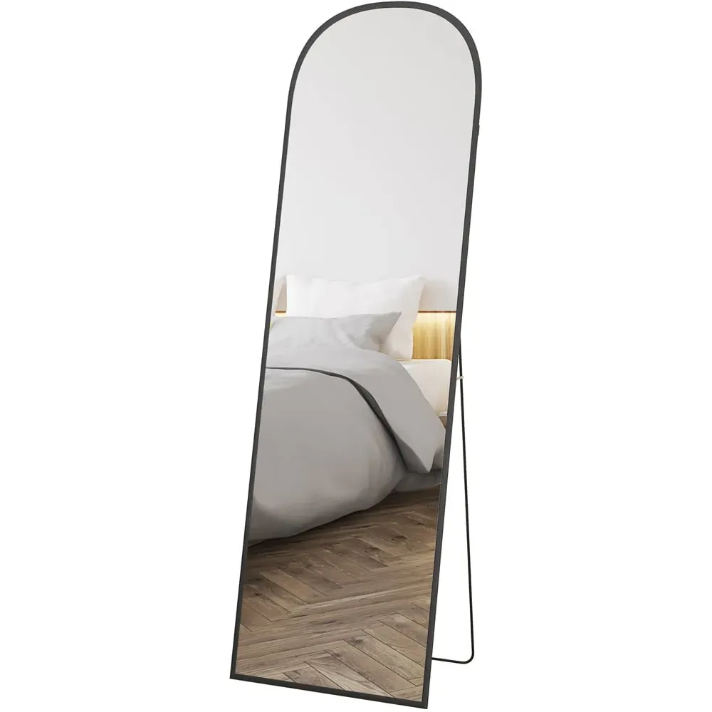 Full Length Floor Mirror - Black, Aluminium image