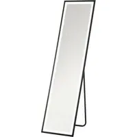 Full Length Mirror with Adjustable Lights - Black, Metal