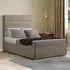 George Double Divan Bed with 2 Drawer - Cream, Malham Weave