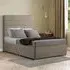 George Single Divan Bed with 2 Drawer - Beige, Linen