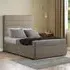 George Single Divan Bed with 2 Drawer - Cream, Linen