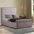 George Small Double Divan Bed with 2 Drawer - Pink, Plush