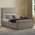 George Super King Divan Bed with 2 Drawer - Beige, Linen