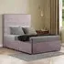 George Super King Divan Bed with 2 Drawer - Blush, Plush