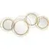 Gold Metal Decorative Wall Mirror - Gold