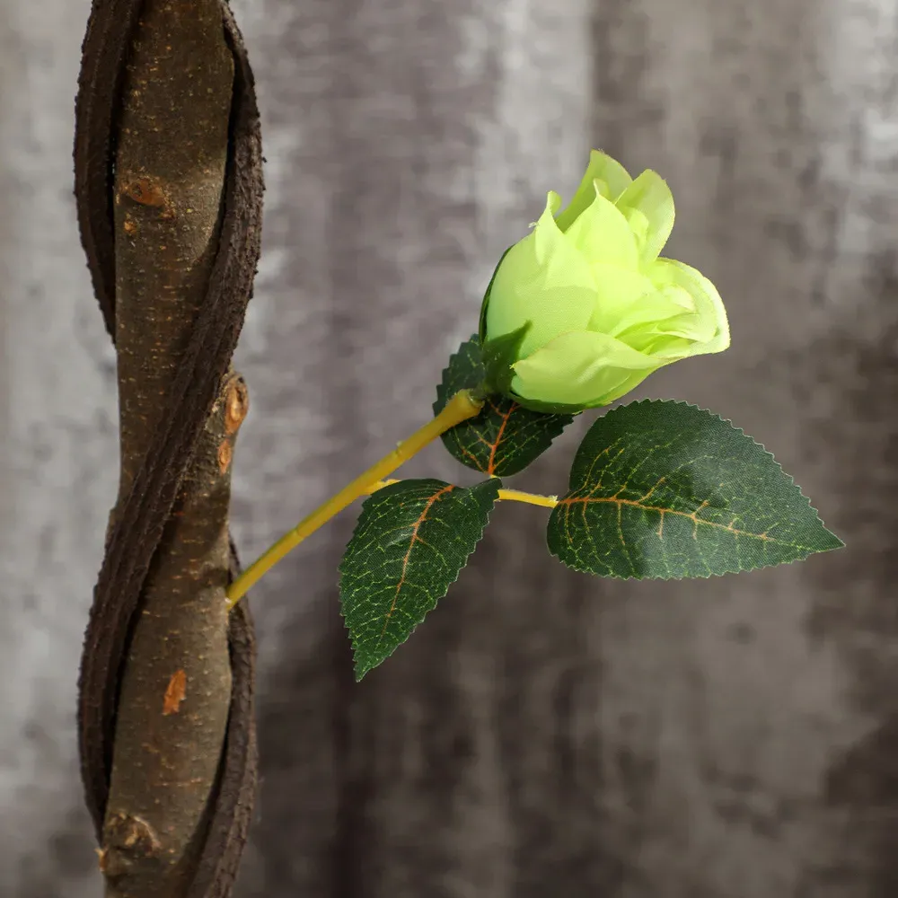 Green Rose Artificial Tree in Pot 90cm 2 Pack - Green