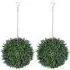 Hanging Topiary Ball 2 Pack - Purple