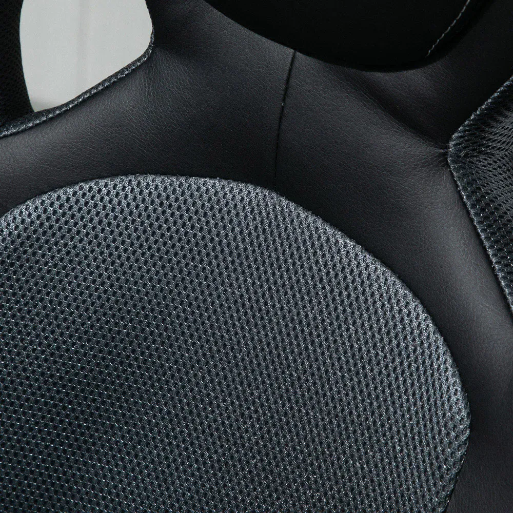 High Back Computer Desk Office Chair - Grey, Faux Leather