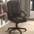 High Back Executive Office Chair - Brown, PU Leather