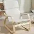 High Back Rocking Chair - Cream