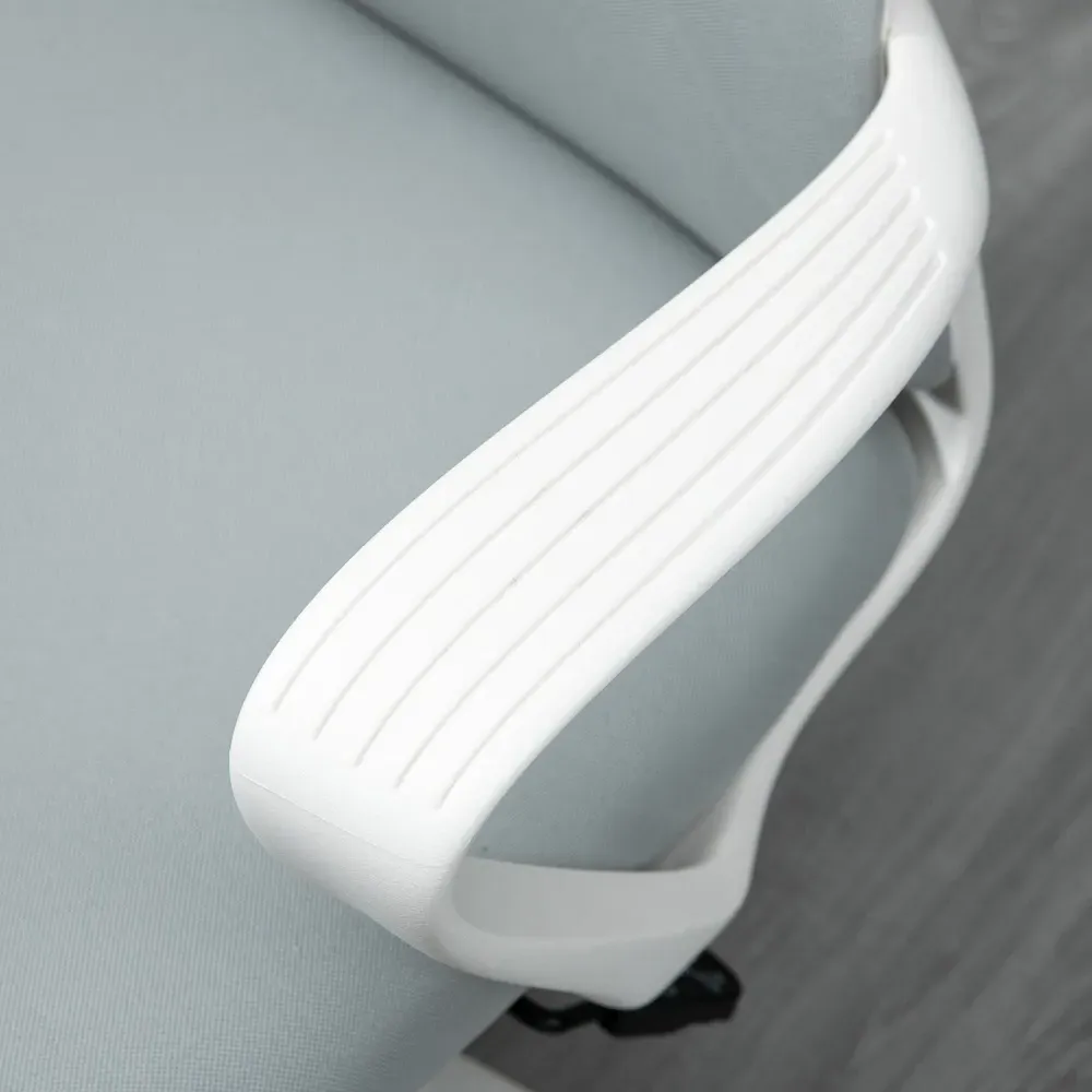 High Back Swivel Office Chair with Tilt - Light Grey