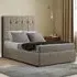 Highland Single Ottoman Bed with Storage - Cream