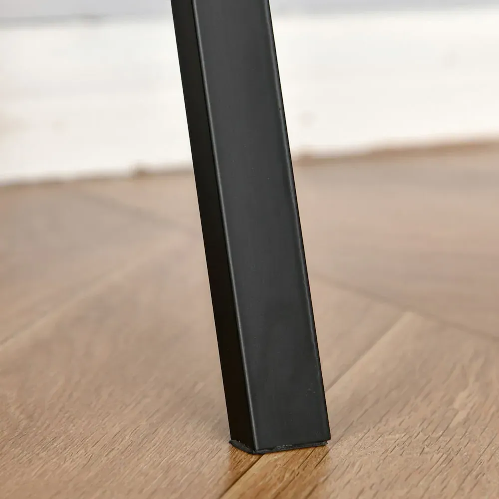 Industrial Office Desk with Shelf - Brown