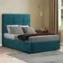 Jacob Double Divan Bed Frame with 2 Drawers - Green