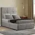 Jacob Double Ottoman Bed with Storage - Silver