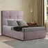 Jacob Single Divan Bed Frame with 2 Drawers - Pink