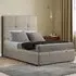 Jacob Super King Ottoman Bed with Storage - Cream, Malham Weave