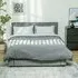 King Size Storage Bed with Hydraulic Lift - Grey, Velvet