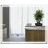 Kleankin LED Bathroom Mirror with Defog - Clear