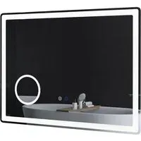 Kleankin LED Bathroom Mirror with Dual Lighting - Clear