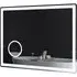 Kleankin LED Bathroom Mirror with Dual Lighting - Clear
