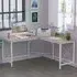 L-Shaped Corner Desk - White