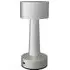 LED Battery Operated Table Lamp with USB-C - Silver