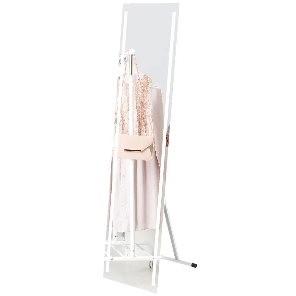 LED Standing Full Length Mirror 23W - White image
