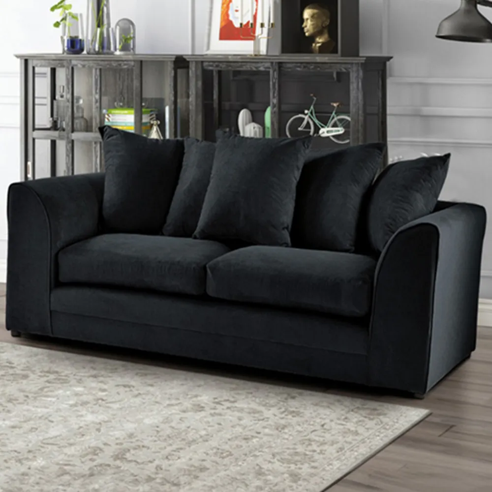 Lindol 3-Seater Sofa - Grey, Cord