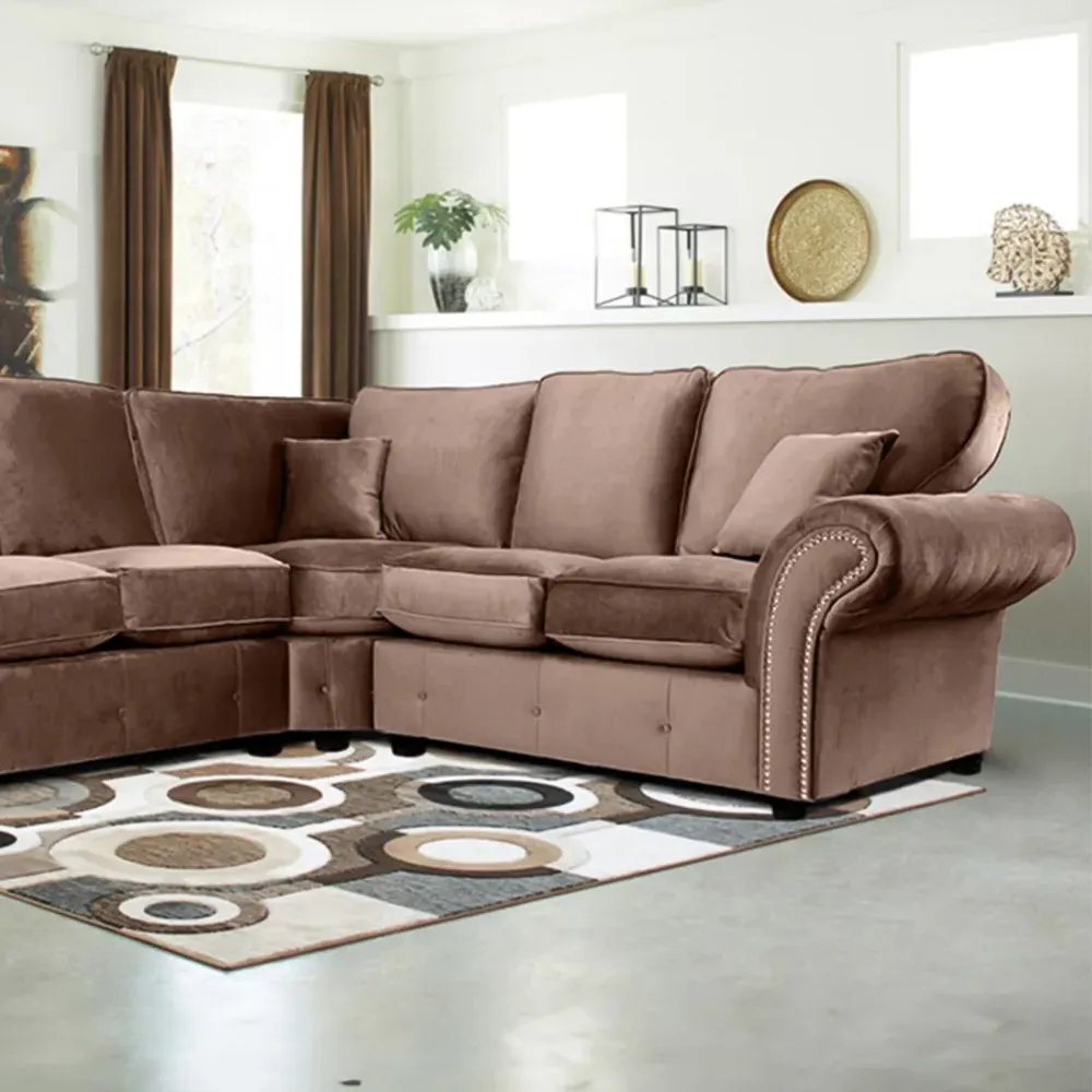 Lindol 5-Seater Sofa Set - Cream, Cord