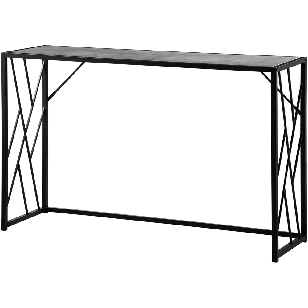 Long Top Console Table - Black, Grey