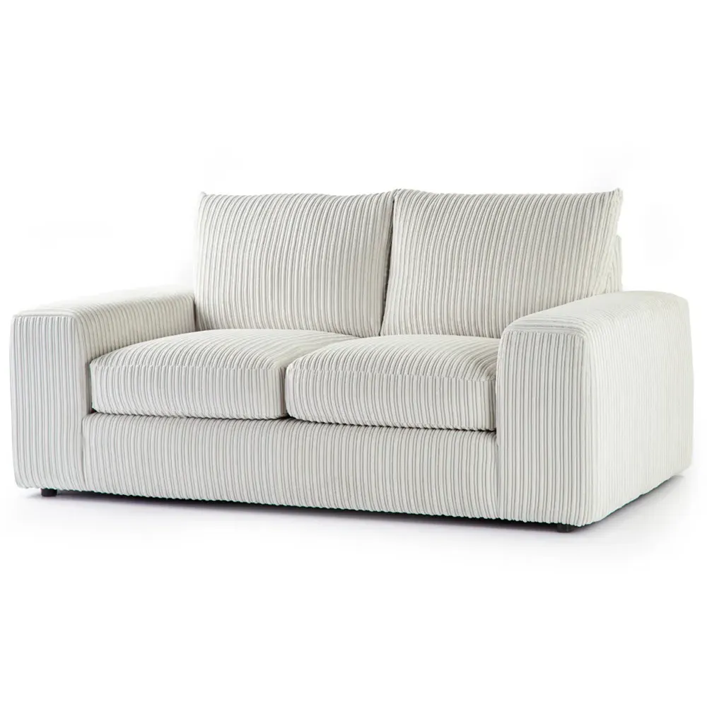 Luciana 2-Seater Sofa - Cream, Jumbo Cord