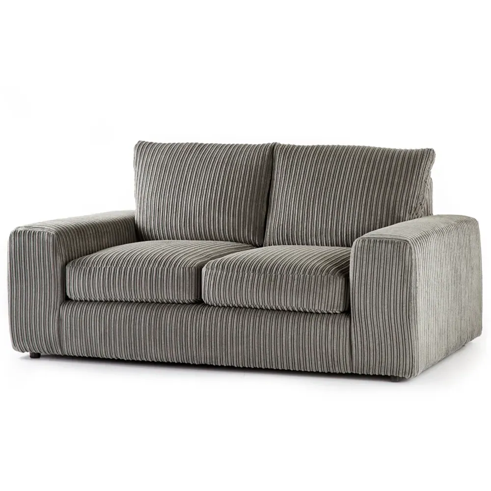 Luciana 2-Seater Sofa - Grey, Jumbo Cord