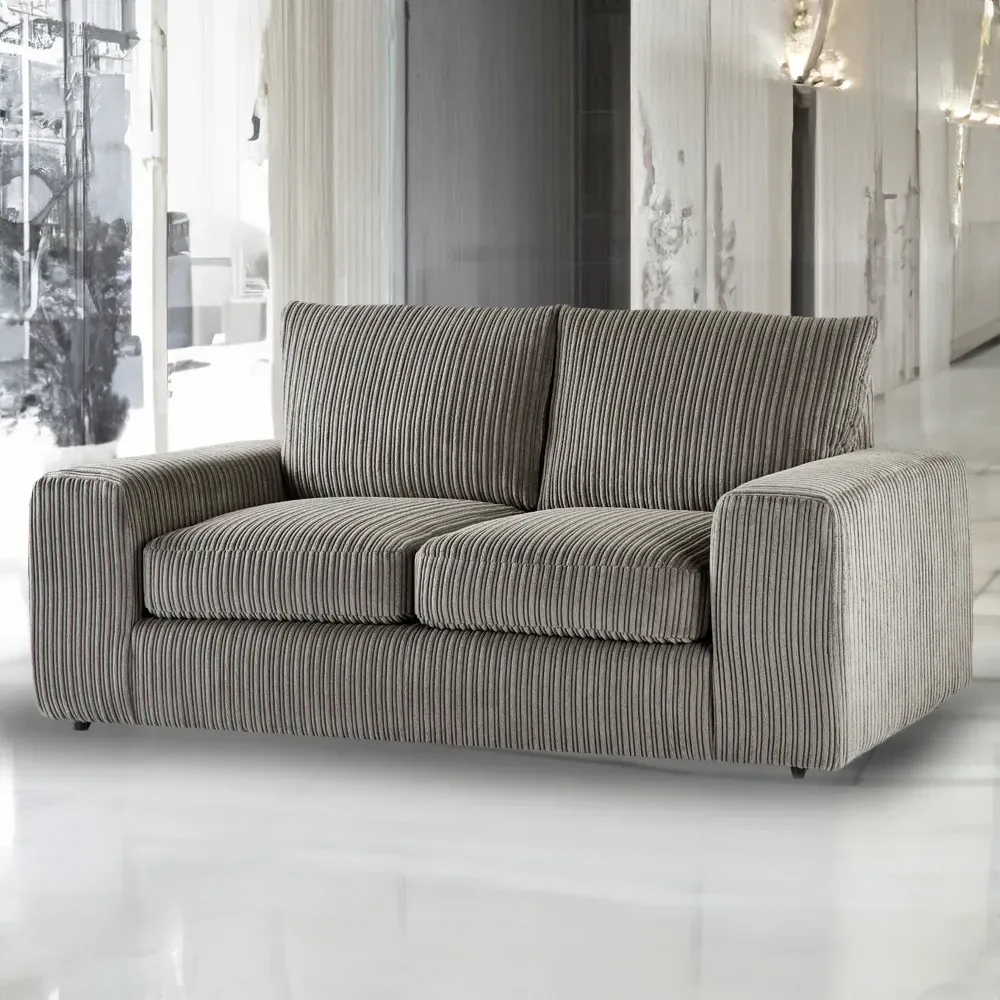 Luciana 2-Seater Sofa - Grey, Jumbo Cord